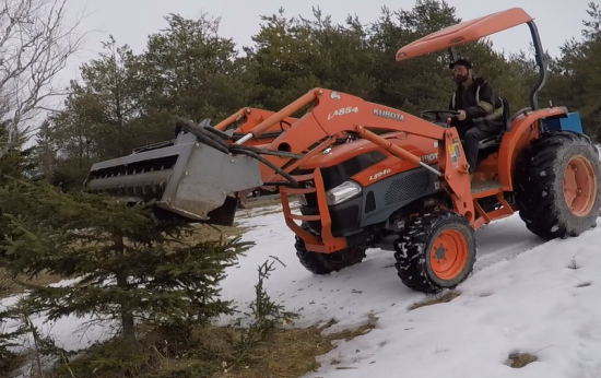 Forax Heavy Duty Mulcher For Tractor or Skid steer | Model HD72 | 72′′ Cutting Width | 50HP