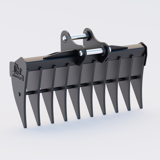 XCMG XE155UCR Excavator Land Clearance Rake - 72" Heavy Duty