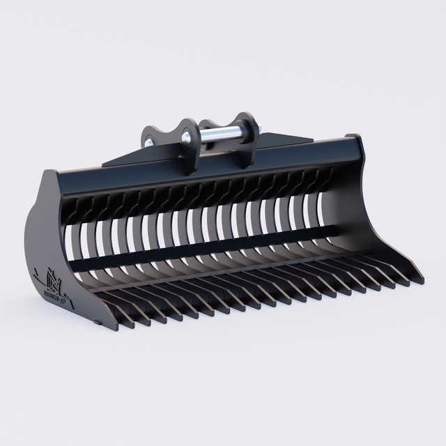 Volvo EC140E Excavator Rake Riddle Bucket - 72"