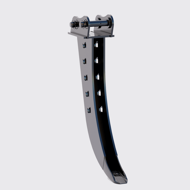 Metal bracket with screws on a light gray background
