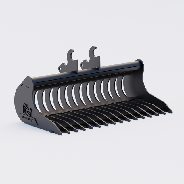 Kubota KX41-3 Quick Attach Rake Riddle Bucket 36" / 900mm