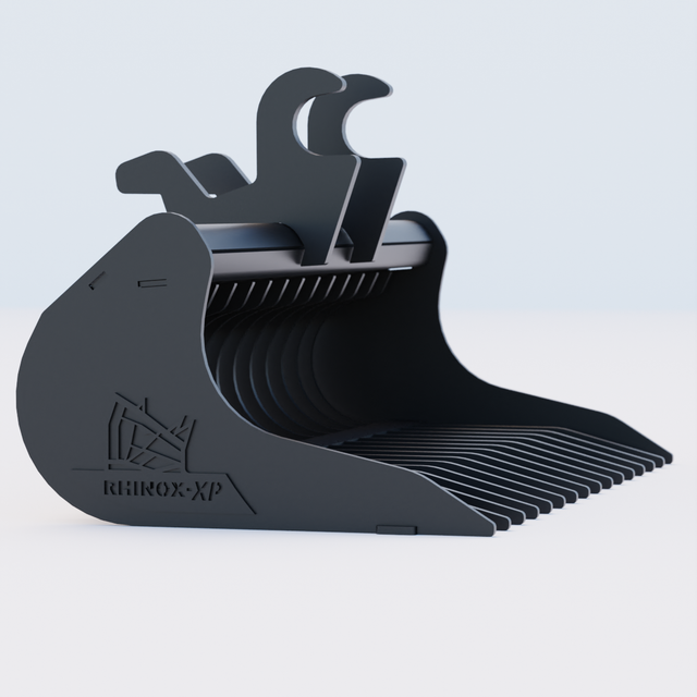 Hitachi ZX17U Rake Riddle Bucket 36" / 900mm