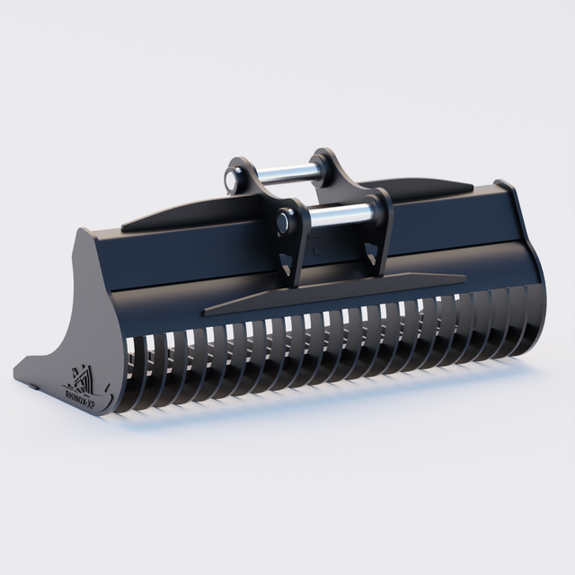 Doosan DX200LC-7 Excavator Rake Riddle Bucket - 84"