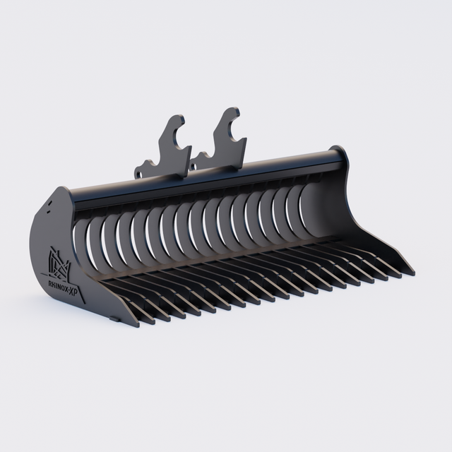 Kubota KX61-3 Quick Attach Rake Riddle Bucket 48" / 1200mm