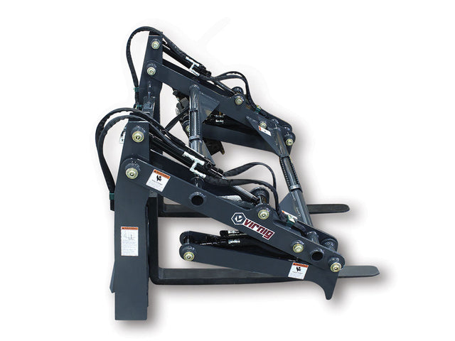 Virnig V60 Four-Cylinder Pipe Pallet Fork Grapple (SSL) (CTL)