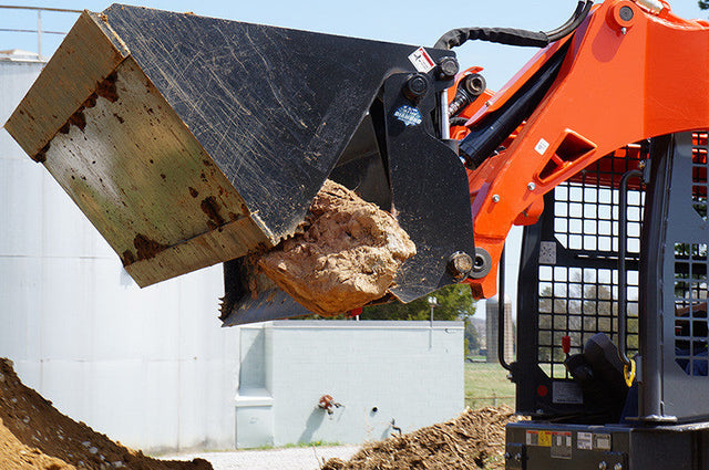 BLUE DIAMOND 4-in-1 Bucket for Skid Steer