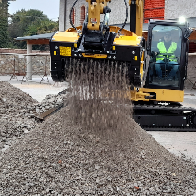 MB Crushers Padding Bucket | Model MB-HDS212 | Width 39" | Machine Size 5-10 Tons | For Backhoe Loaders & Mid Excavators