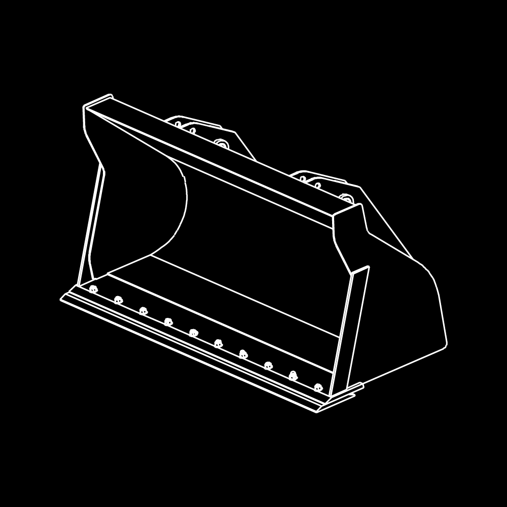WAIN ROY | General Purpose Buckets for Wheel Loader, Class 1 (0.75 - 1.50 cu. yd.)