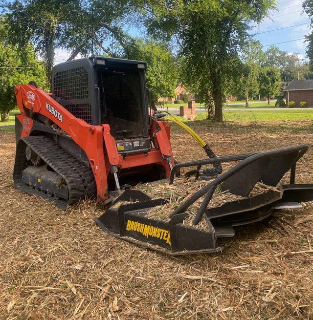 BrushMonster Mulcher Revolution Axe For Skid Steer