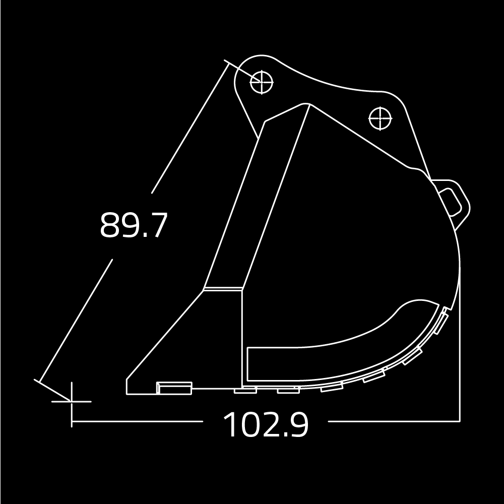 WAIN ROY | Dirt Buckets for Excavators (160,000 - 200,000 lbs.)