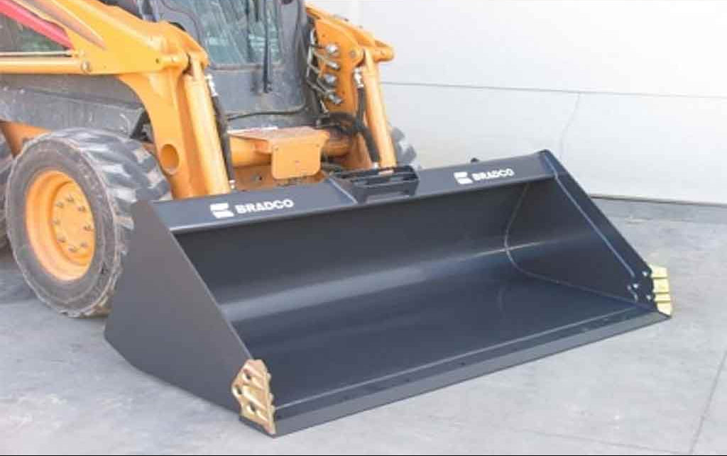 Paladin Bradco Construction Buckets for Skid Steer