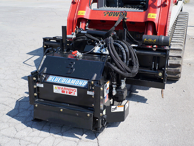 BLUE DIAMOND Cold Planer for Skid Steer