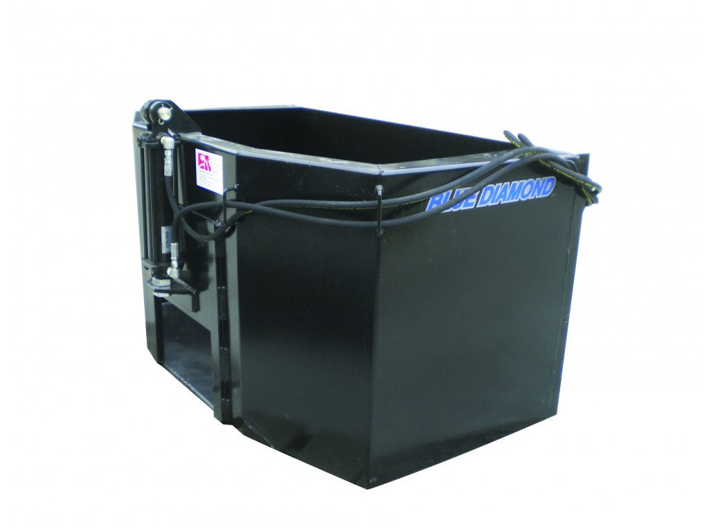 BLUE DIAMOND | Dispensing Bucket for Skid Steer