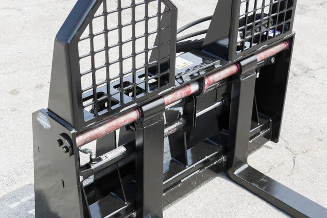 BLUE DIAMOND | Hydraulic Adjusting Pallet Forks for Skid Steer
