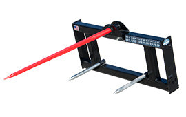 BLUE DIAMOND | Hay Spear for Skid Steer