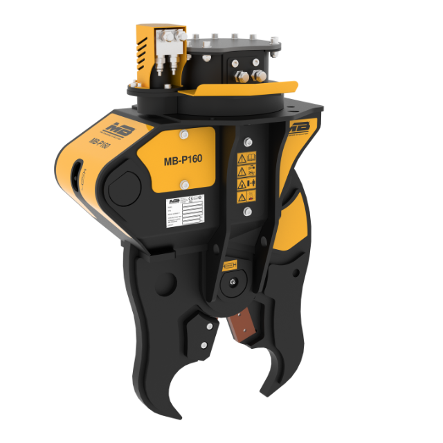 MB Crusher Demolition Pulverizer | Model MB-P160 | Width 12.2" | Machine Size 4.4-6.6 Tons | For Backhoe Loaders