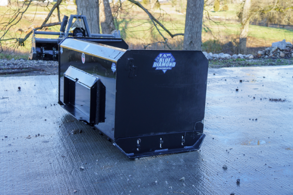 BLUE DIAMOND Snow Pusher For Mini Skid Steer