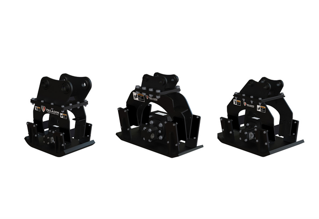 Paladin Strikeforce EX TCP Vibratory Plate Compactors for Skid Steer Excavator 5000-28000 Lbs.
