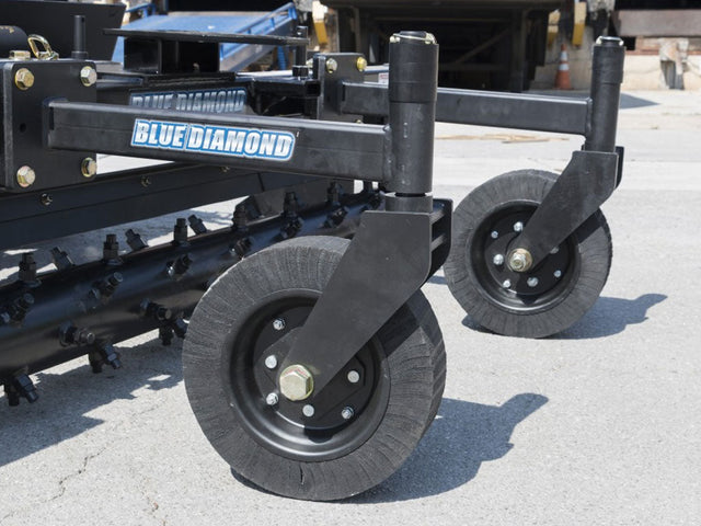 BLUE DIAMOND | EXTREME DUTY POWER RAKE FOR SKID STEER, MANUAL ANGLE
