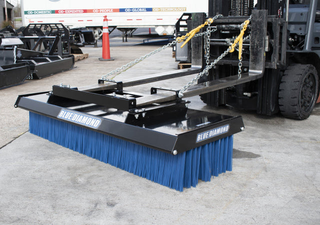 BLUE DIAMOND Push Broom for Skid Steer