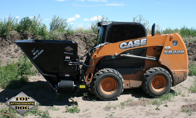 Top Dog Attachments | Side Flow Bucket - Light Material