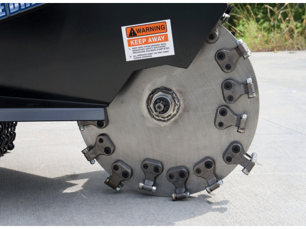 Blue Diamond Swing Arm Stump Grinder
