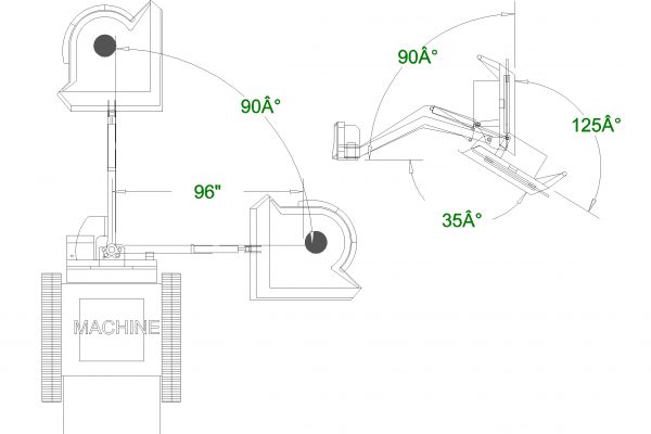 CID Swing Boom Cutter 14 To 20 GPM For Skid Steer
