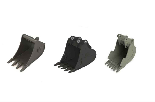 Paladin / CP Dirt Buckets for Skid Steer - 8 Metric Ton Class Excavators