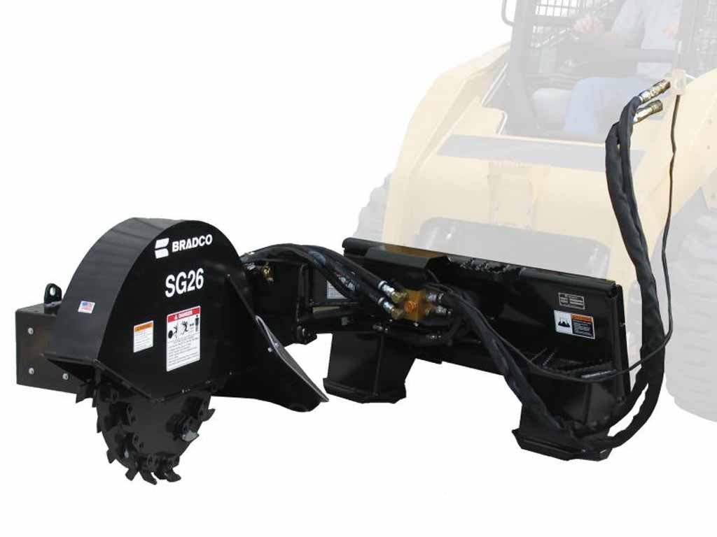 Paladin Bradco Stump Grinder for Skid Steer