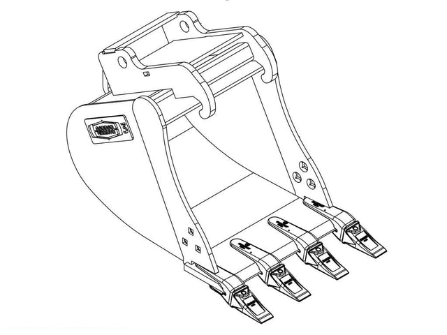 WAIN ROY Dirt Buckets for Excavators (4,500-9,000 lbs.)