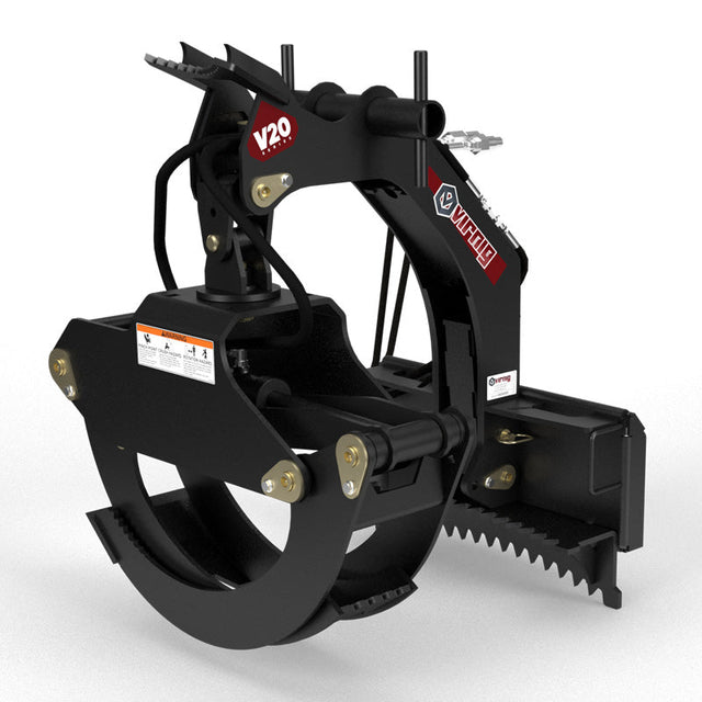 Virnig V20 Mini Skid Steer Rotating Log Grapple