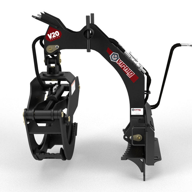 Virnig V20 Mini Skid Steer Rotating Log Grapple