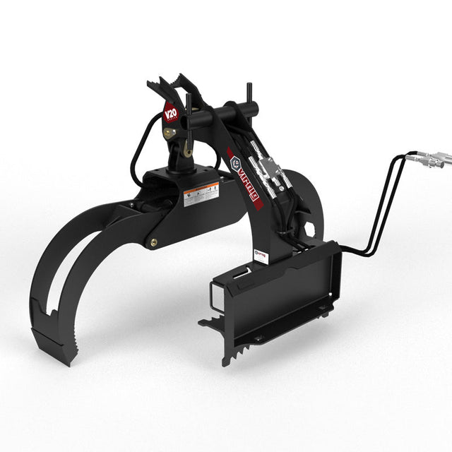 Virnig V20 Mini Skid Steer Rotating Log Grapple