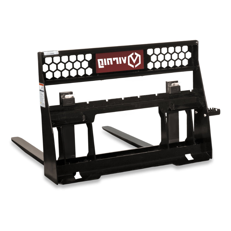 Virnig | v20 Wide Rail Pallet Fork for Mini Skid Steer