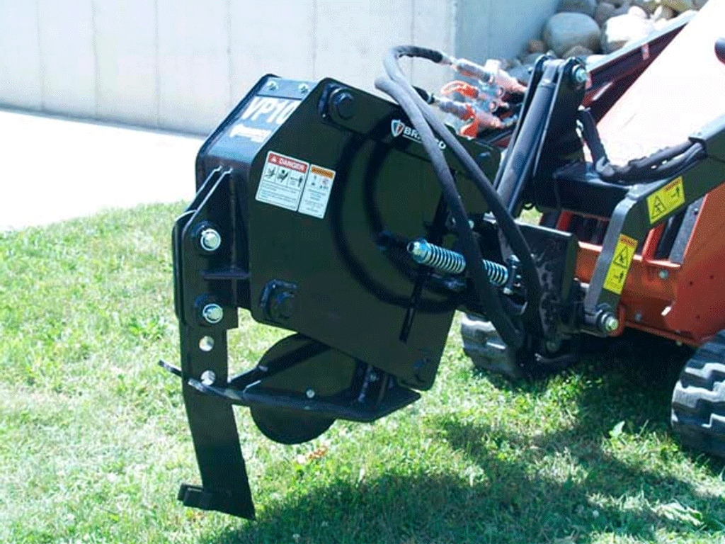 Paladin | Mini Vibratory Plow for Mini Loader Skid Steer