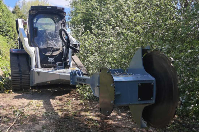 Baumalight HSM513 Tree Saw with Extended Boom for Skidsteers