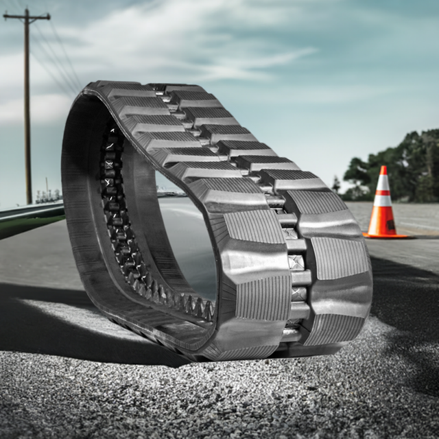 Bobcat T550 Rubber Track 16" Staggered Block Pattern