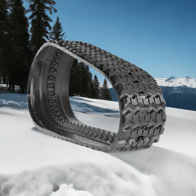 CAT 239D Rubber Track Zig Zag Pattern