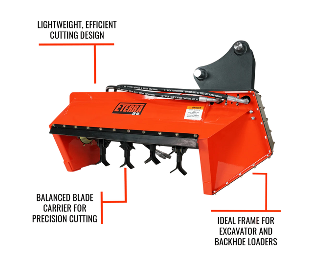 Eterra EX-40 Flail Mower for Excavator