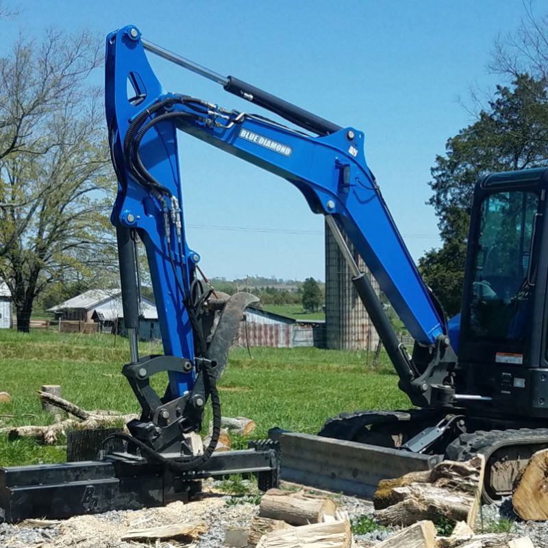 Excavator Log Splitter | Blue Diamond
