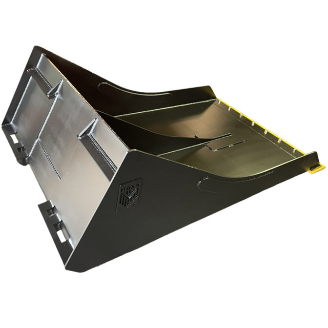 Maxx Conveyor Cleaning Bucket for Skid Steer with Bolt-on Cutting Edges
