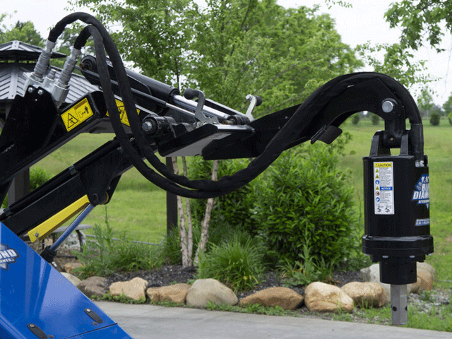 BLUE DIAMOND Mini Auger Drive for Mini Skid Steer