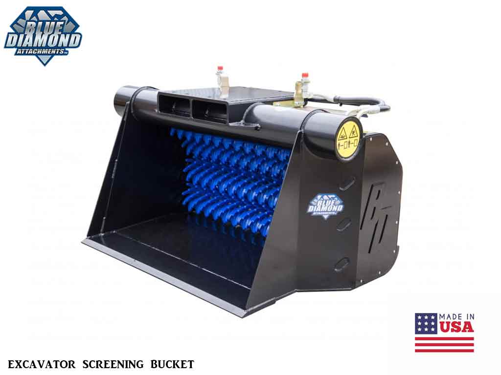 Blue Diamond | Excavator Screening Bucket