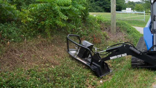 BLUE DIAMOND Swing Arm Brush Cutter for Skid Steer