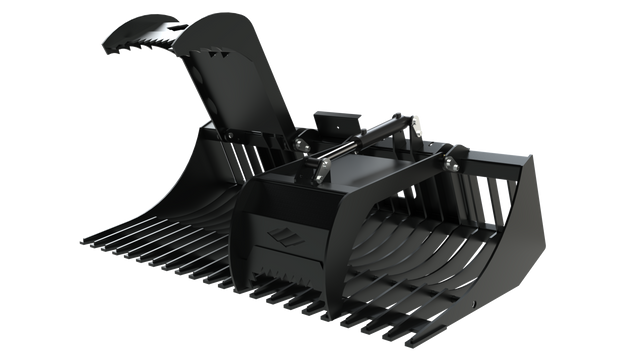 Top Dog Attachments | 72" Utility Grapple Bucket