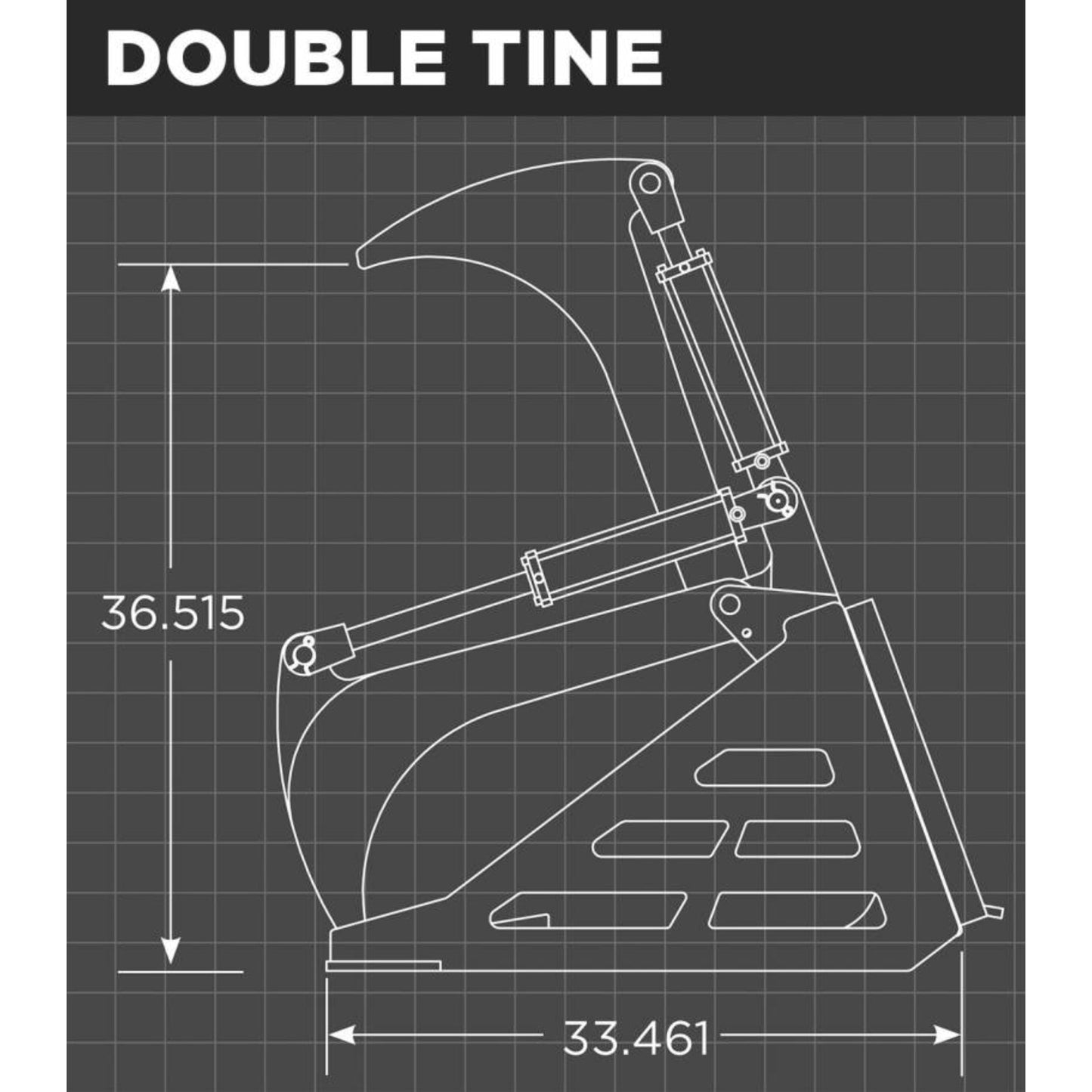 Loflin Fabrication | Compact Tractor Rock Bucket Grapple