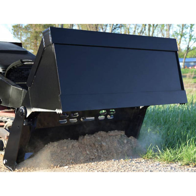 Loflin Fabrication Mini Skid Steer or Compact Tractor 4-in-1 Bucket