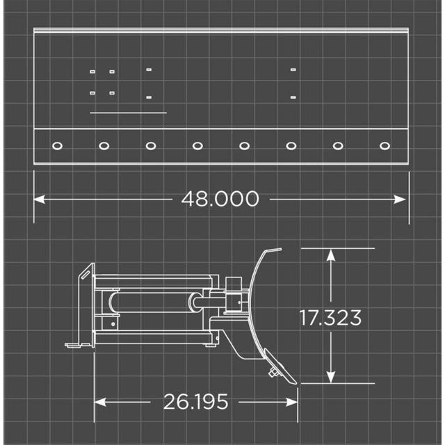 Loflin Fabrication | Mini Skid Steer Dozer Blade