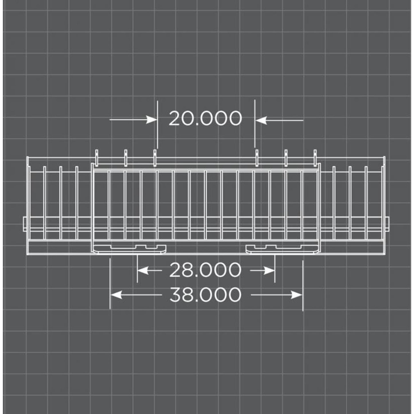 Loflin Fabrication Old Style Skid Steer Rock Bucket W/Teeth