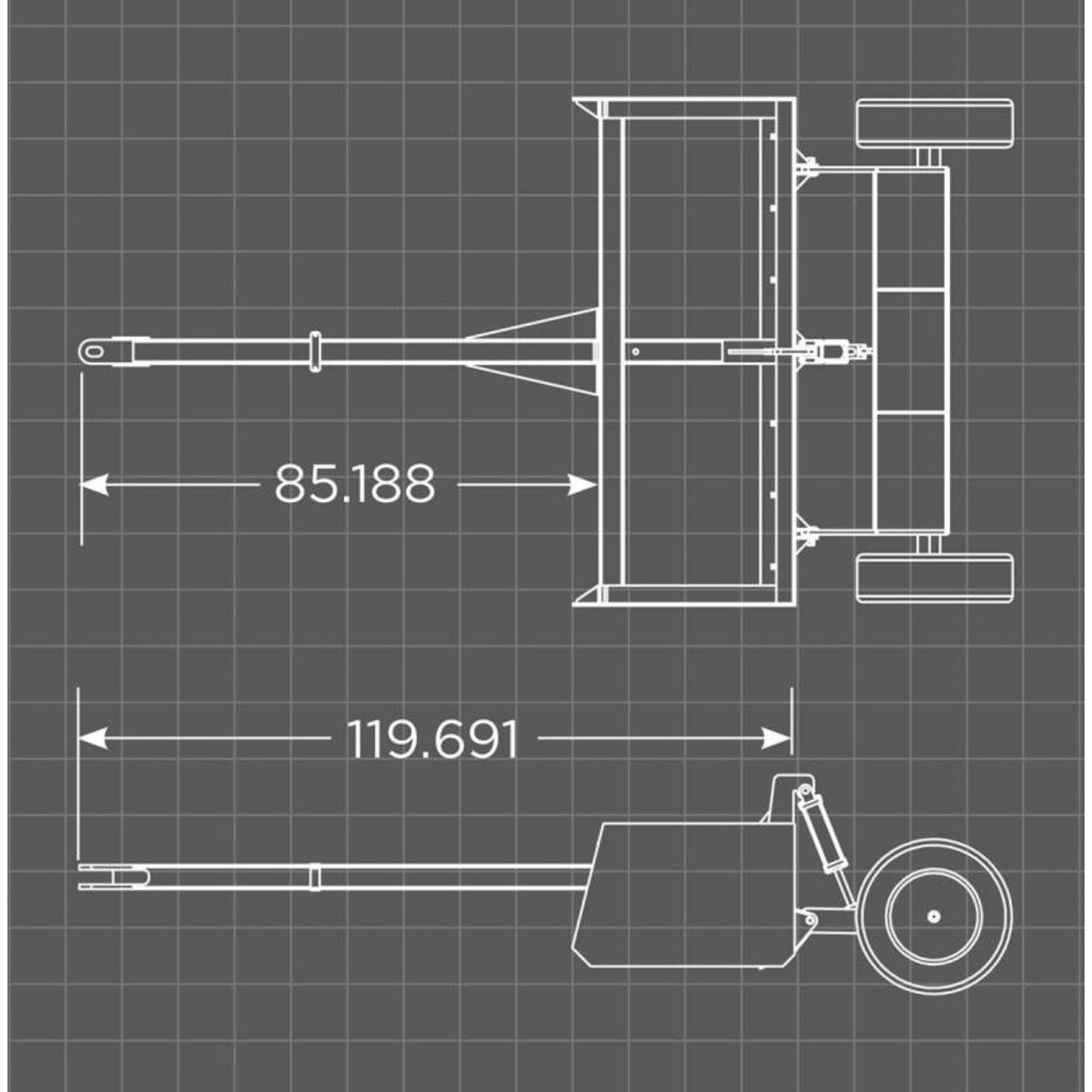 Loflin Fabrication Tractor Box Grader